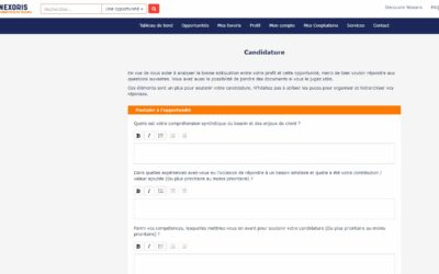 Découvrez les nouveautés de la plateforme Nexoris